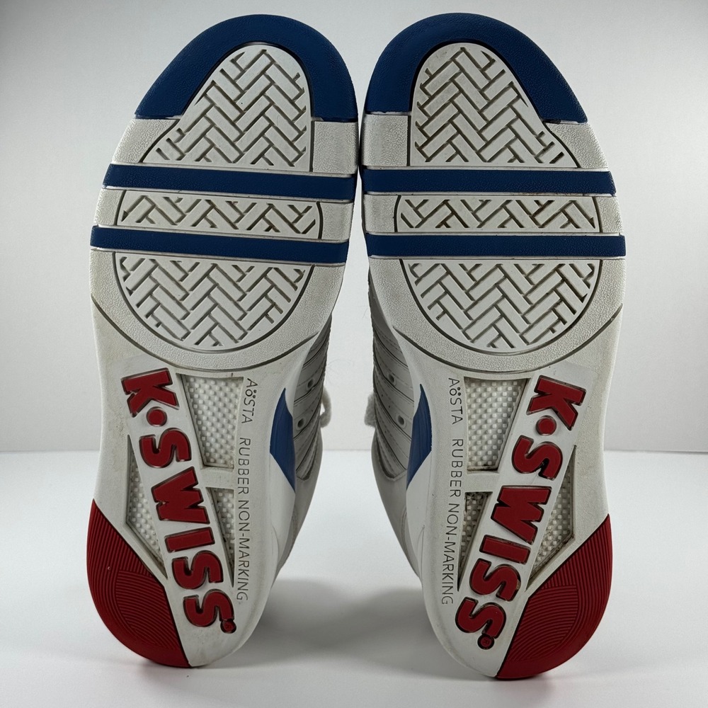 K-Swiss Si-18 International Heritage Low White Red Blue Mens 7 08381-113-M - Picture 6 of 12